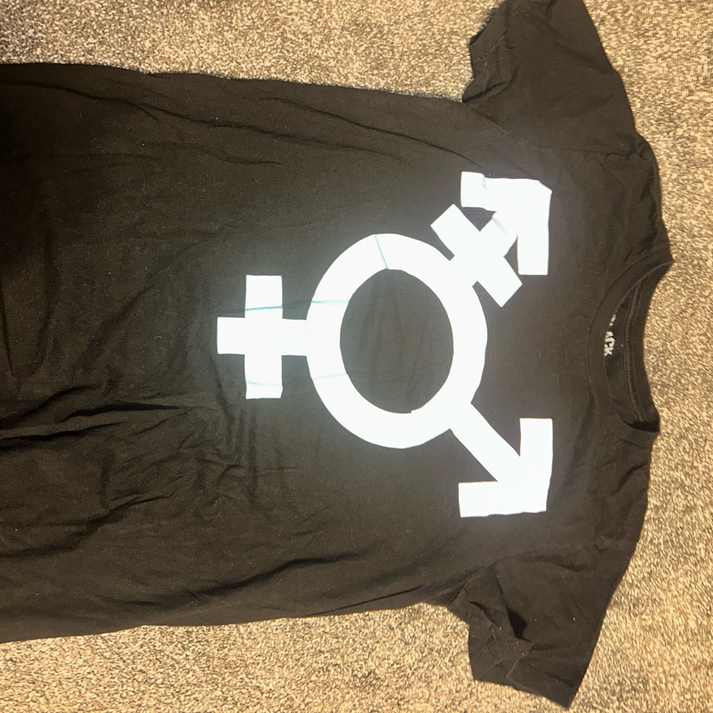 Black Matter Unisex Symbol Tee - Black and White